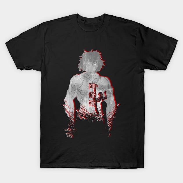 Blood Rivalry:Kengan Ashura vs Baki The Grappler T-Shirt by Vertei